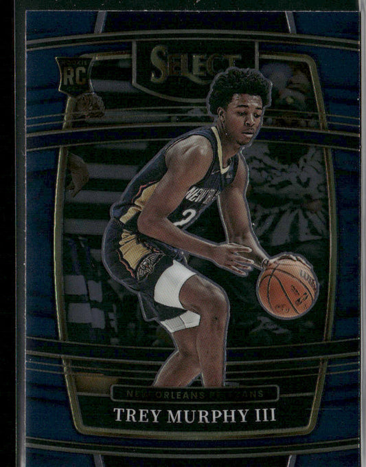 Trey Murphy III 2021-22 Panini Select Blue (Retail Base) #46 RC Pelicans