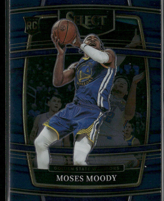 Moses Moody 2021-22 Panini Select Blue (Retail Base) #62 RC Warriors