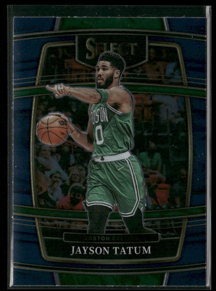 Jayson Tatum 2021-22 Panini Select Blue (Retail Base) #77 Boston Celtics