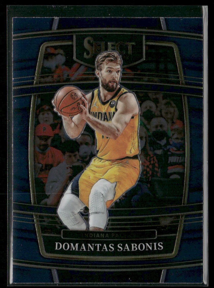 Domantas Sabonis 2021-22 Panini Select Blue (Retail Base) #73 Indiana Pacers