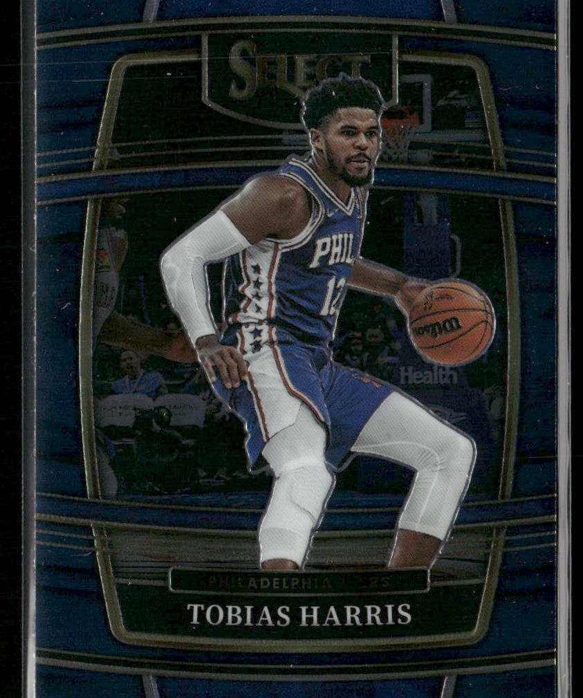 Tobias Harris 2021-22 Panini Select Blue (Retail Base) #16 Philadelphia 76ers