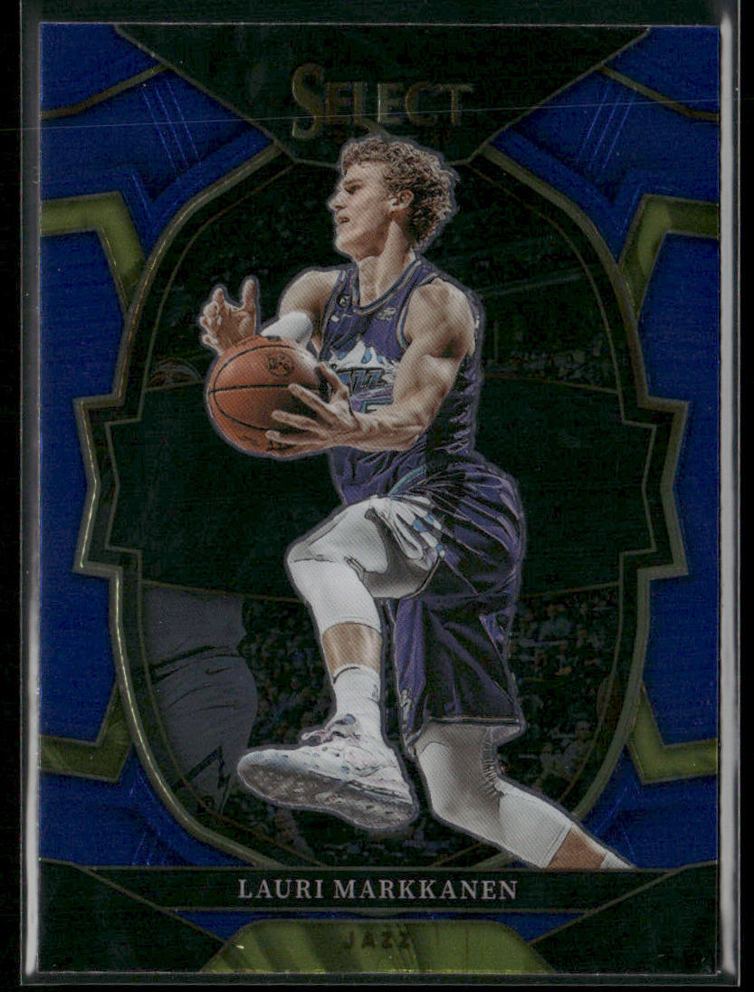 Lauri Markkanen 2022-23 Panini Select Blue (Retail Base) #45 Utah Jazz