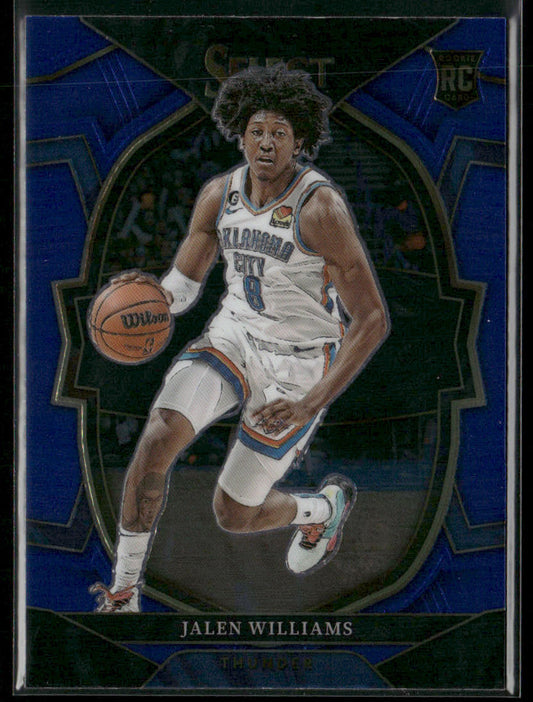 Jalen Williams 2022-23 Panini Select Blue (Retail Base) #90 RC City Thunder