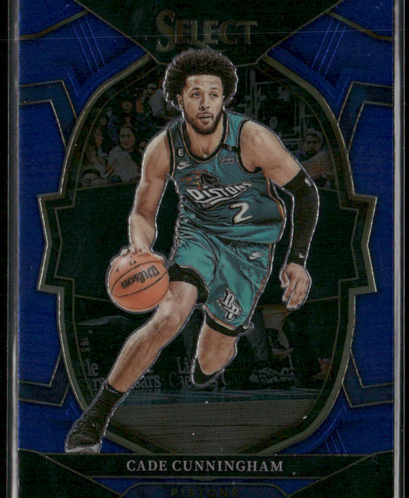 Cade Cunningham 2022-23 Panini Select Blue (Retail Base) #18 Detroit Pistons