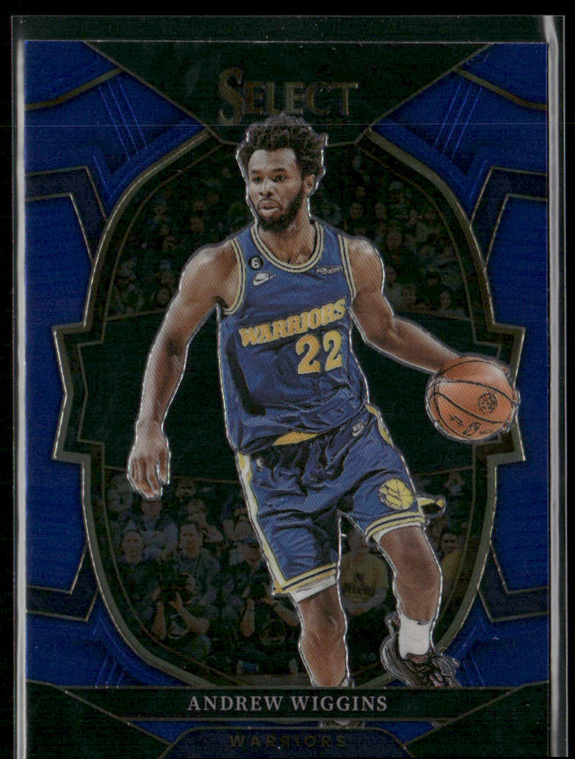 Andrew Wiggins 2022-23 Panini Select Blue (Retail Base) #10 Warriors