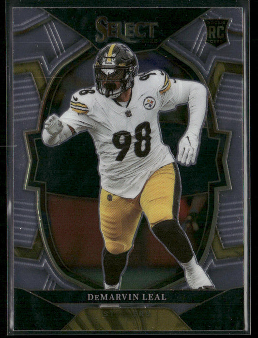 DeMarvin Leal 2022 Panini Select #66 RC Pittsburgh Steelers