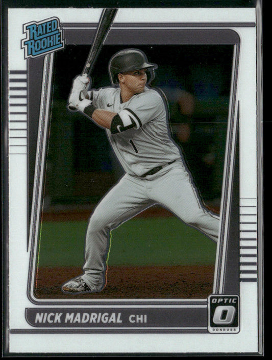Nick Madrigal 2021 Donruss Optic #49 RC Chicago White Sox