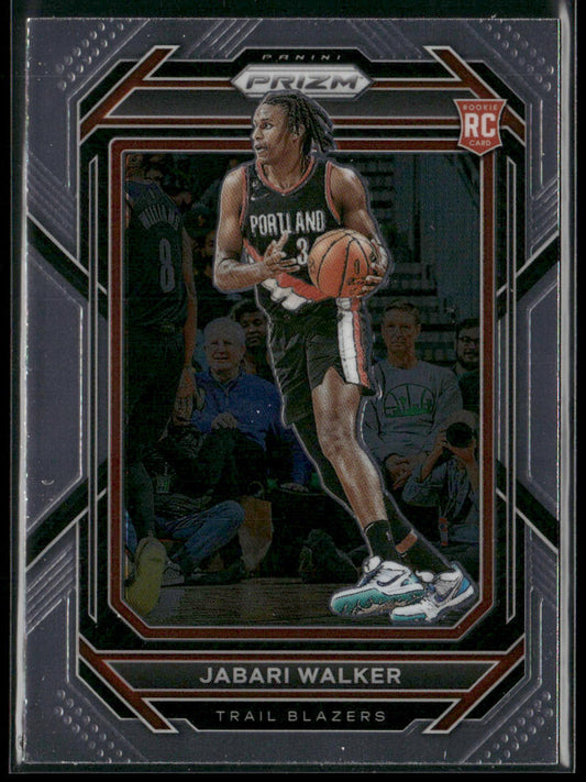 Jabari Walker 2022-23 Panini Prizm #237 RC Portland Trail Blazers