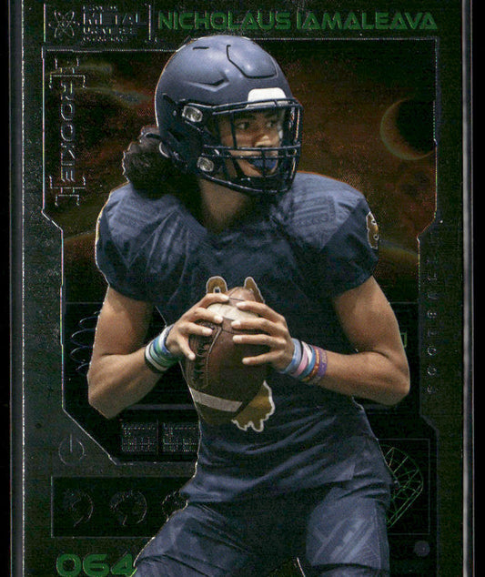 Nicholaus Iamaleava 2023 SkyBox Metal Universe Champions #064
