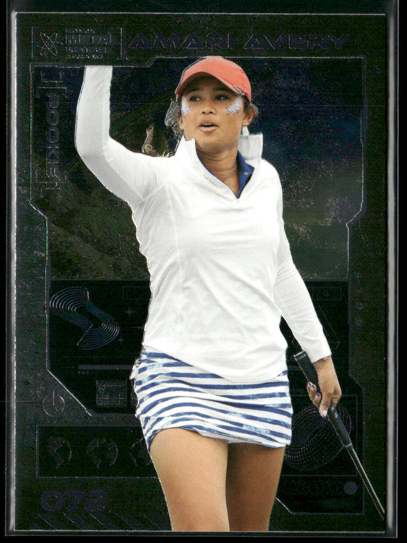 Amari Avery 2023 SkyBox Metal Universe Champions #072 front