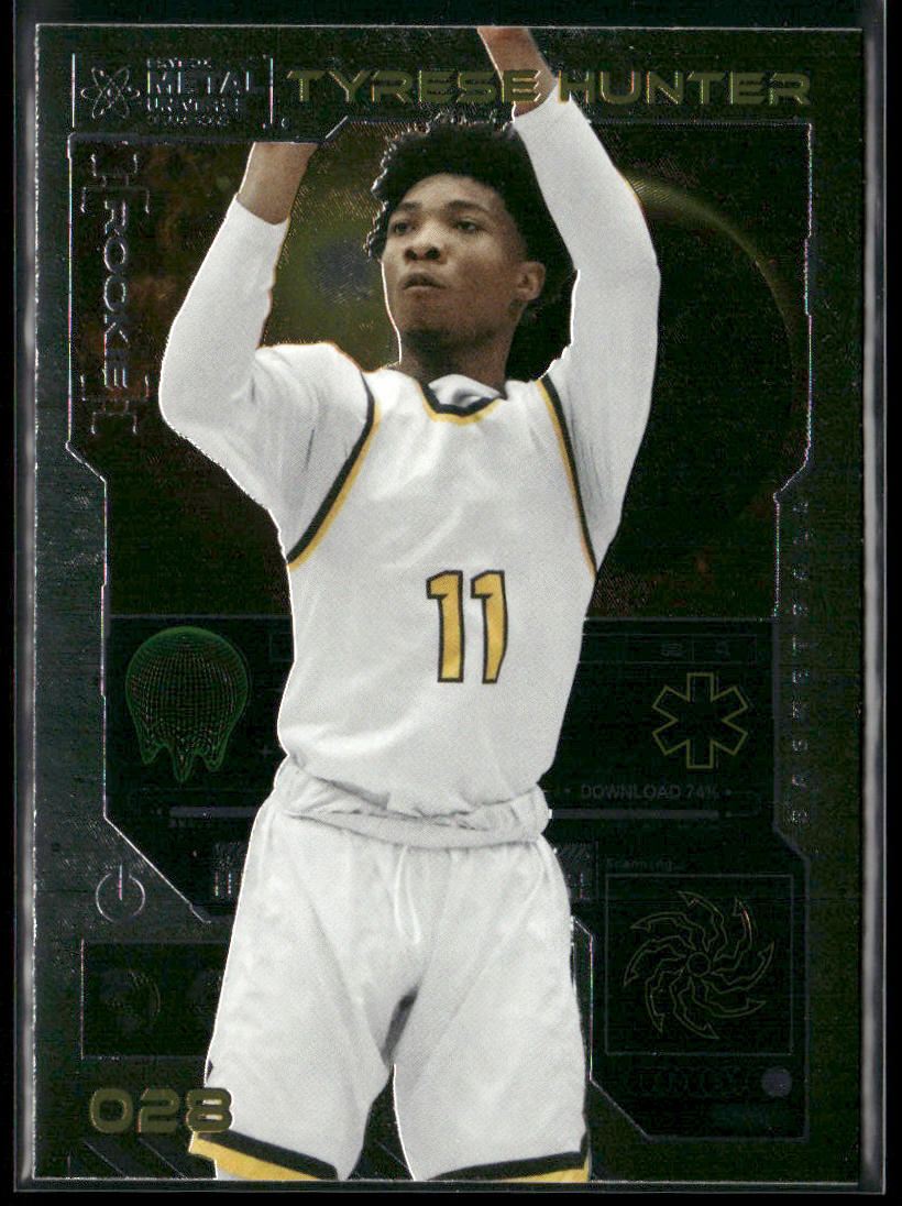 Tyrese Hunter 2023 SkyBox Metal Universe Champions #028