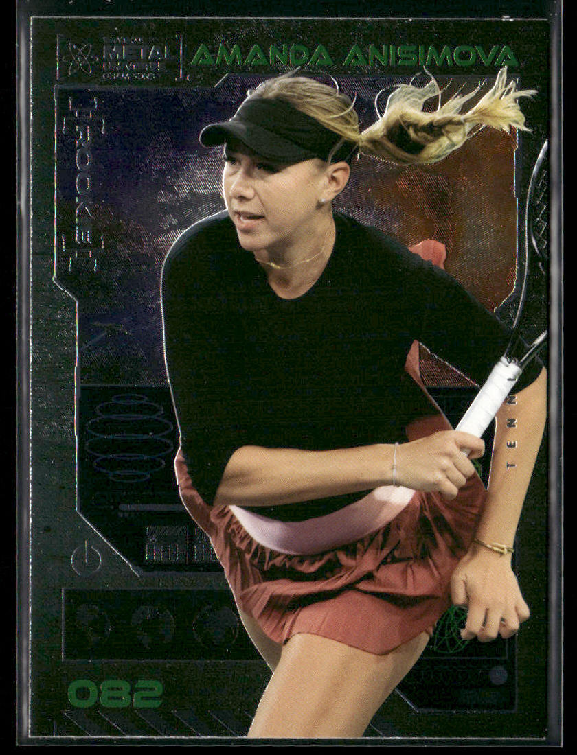 Amanda Anisimova 2023 SkyBox Metal Universe Champions #082