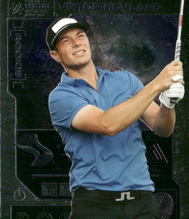 Viktor Hovland 2023 SkyBox Metal Universe Champions #097