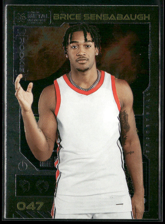 Brice Sensabaugh 2023 SkyBox Metal Universe Champions #047
