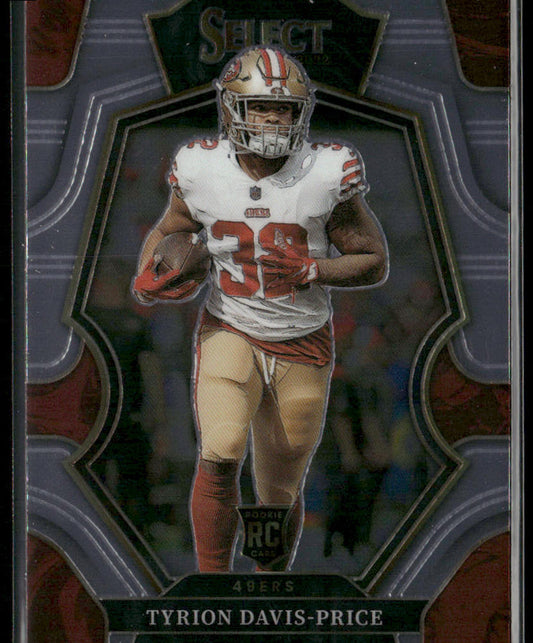 Tyrion Davis-Price 2022 Panini Select #187 RC San Francisco 49ers