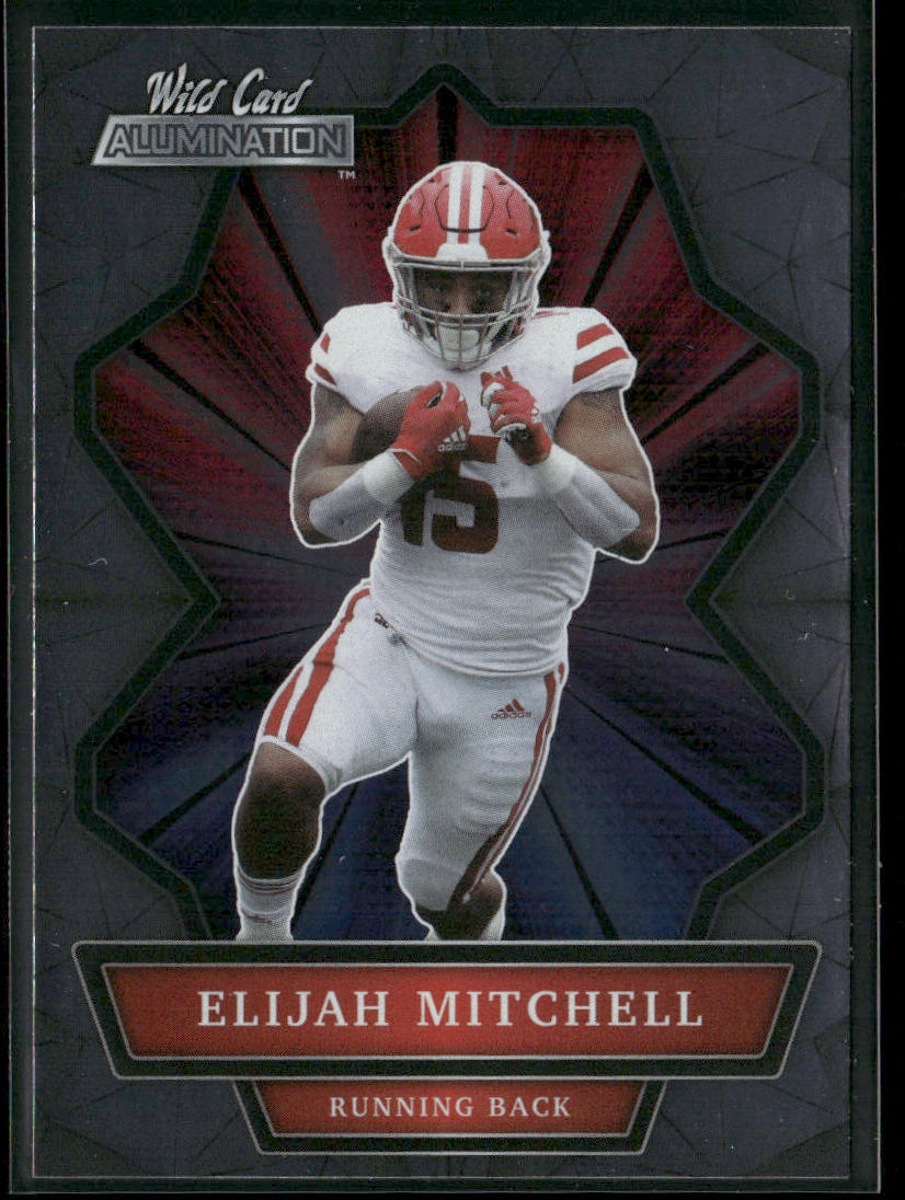 Elijah Mitchell 2021 Wild Card Alumination #ABC-53 Ole Miss Rebels front