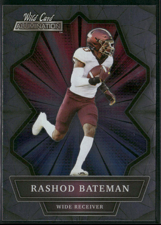 Rashod Bateman 2021 Wild Card Alumination #ABC-21 Minnesota Golden Gophers