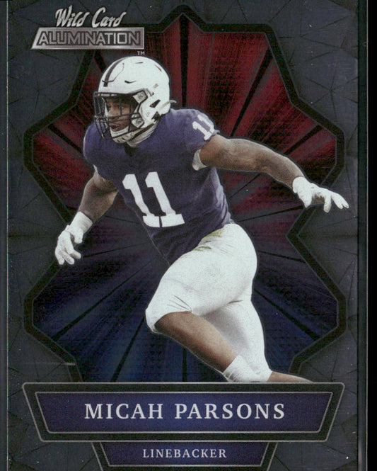 Micah Parsons 2021 Wild Card Alumination #ABC-17 Penn State Nittany Lions