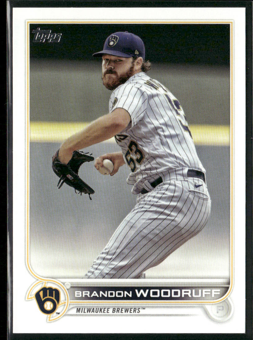 Brandon Woodruff 2022 Topps #336 Milwaukee Brewers