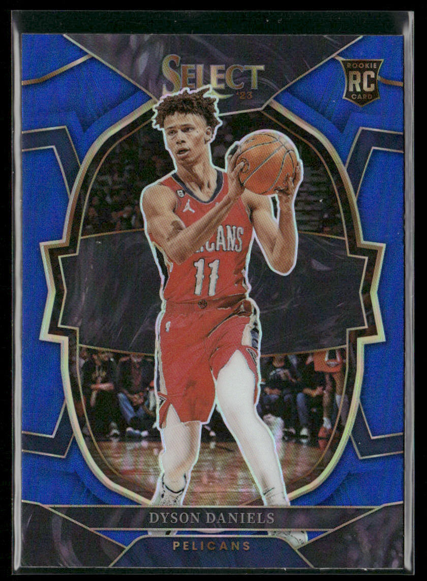 Dyson Daniels 2022-23 Panini Select Blue Prizms #67 RC New Orleans Pelicans