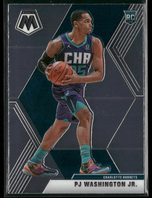 PJ Washington Jr. 2019-20 Panini Mosaic #213 RC Charlotte Hornets