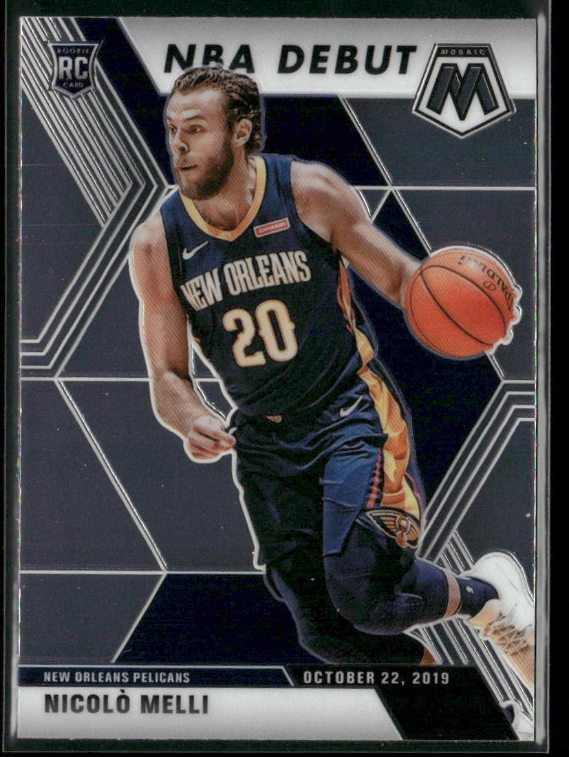 Nicolo Melli 2019-20 Panini Mosaic #279 RC New Orleans Pelicans