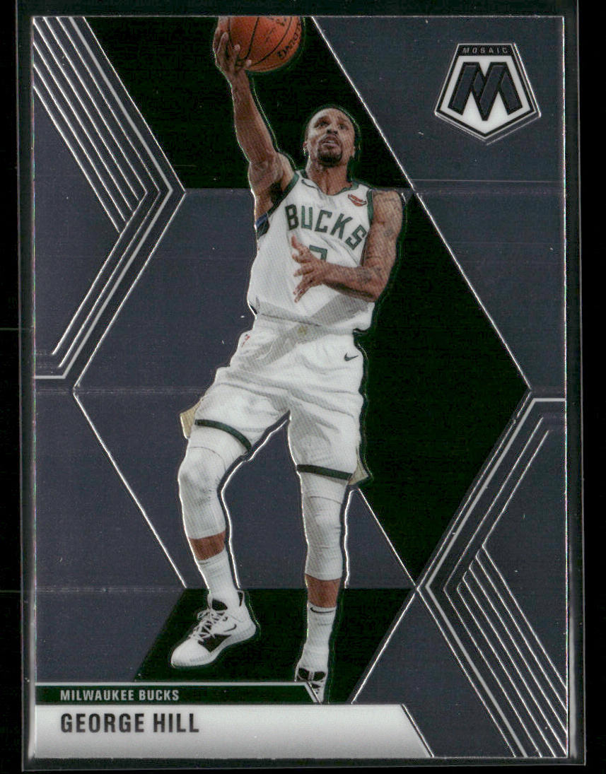 George Hill 2019-20 Panini Mosaic #125 Milwaukee Bucks