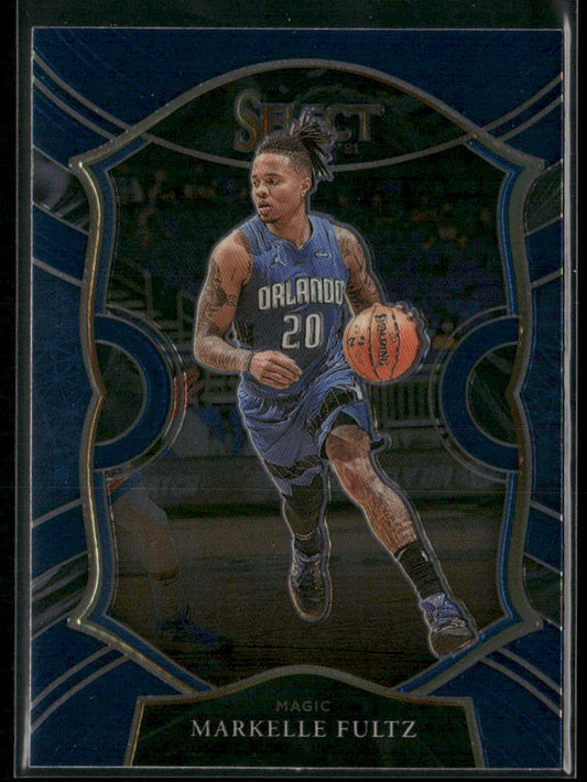 Markelle Fultz 2020-21 Panini Select Blue #52 Orlando Magic front