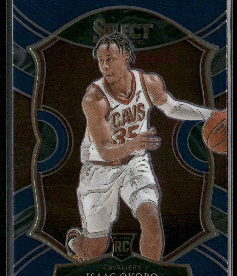 Isaac Okoro 2020-21 Panini Select Blue #65 RC Cleveland Cavaliers
