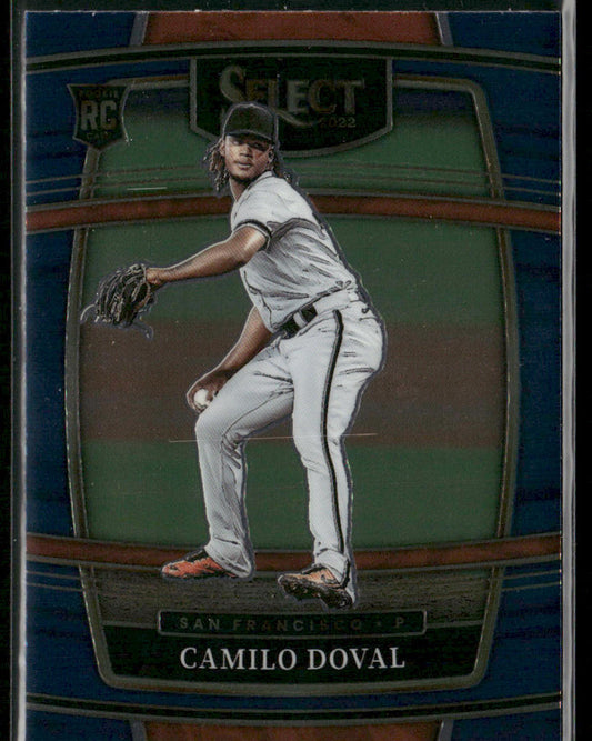 Camilo Doval 2022 Panini Select Blue Retail Base #2 RC San Francisco Giants