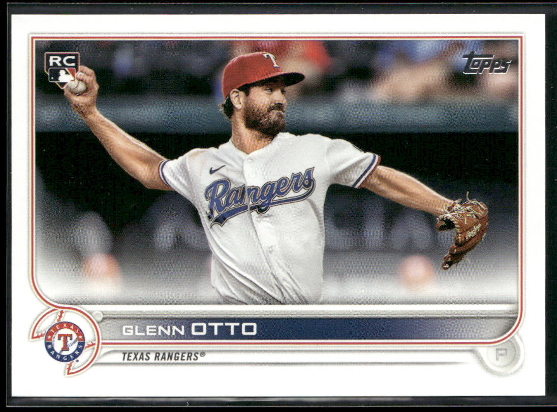 Glenn Otto 2022 Topps #437 RC Texas Rangers front