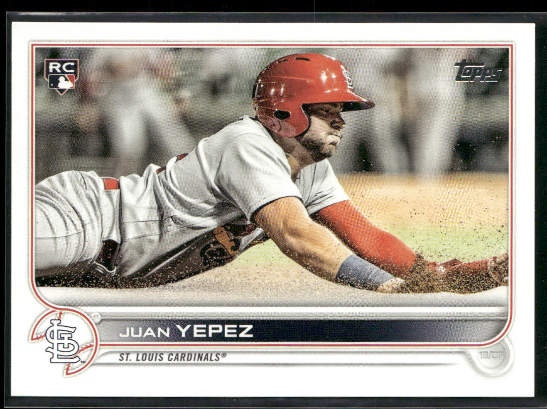 Juan Yepez 2022 Topps #506 RC St. Louis Cardinals front