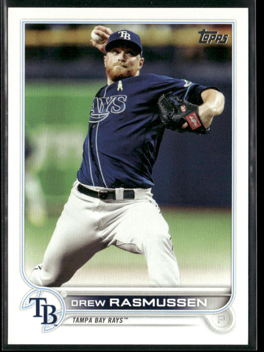 Drew Rasmussen 2022 Topps #482 Tampa Bay Rays front
