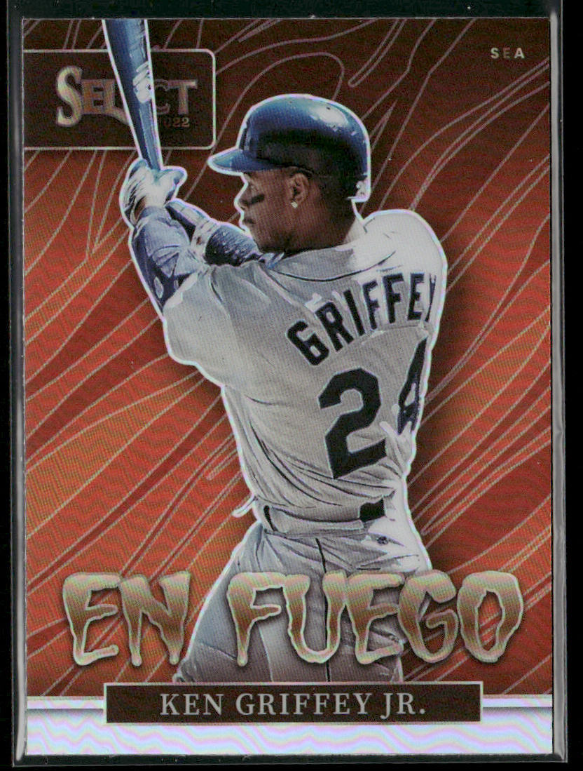 Ken Griffey Jr. 2022 Panini Select En Fuego Holo #EF9 Seattle Mariners