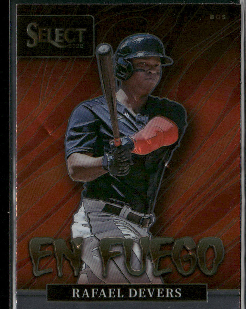 Rafael Devers 2022 Panini Select En Fuego #EF11 Boston Red Sox