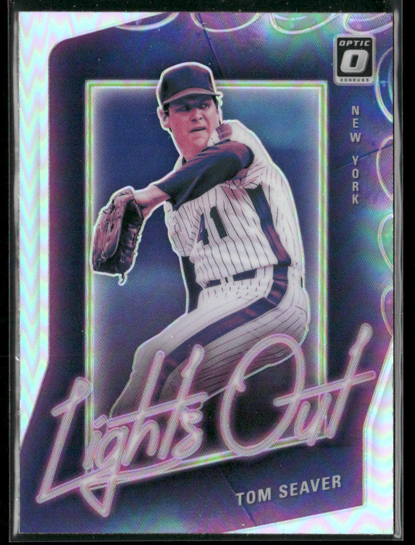 Tom Seaver 2021 Donruss Optic Lights Out Holo #LO4 New York Mets