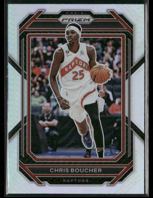 Chris Boucher 2022-23 Panini Prizm Prizms Silver #30 Toronto Raptors