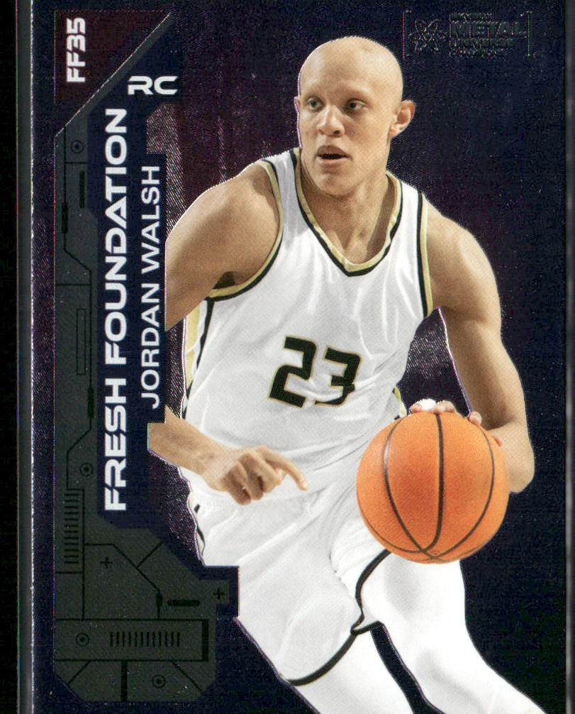 Jordan Walsh 2023 SkyBox Metal Universe Champions Fresh Foundation #FF35 front