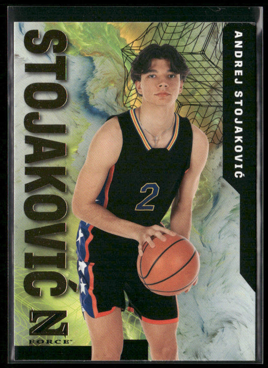 Andrej Stojakovic 2023 SkyBox Metal Universe Champions Z-Force #Z-28