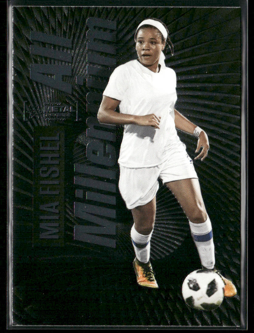 Mia Fishel 2023 SkyBox Metal Universe Champions #145 front