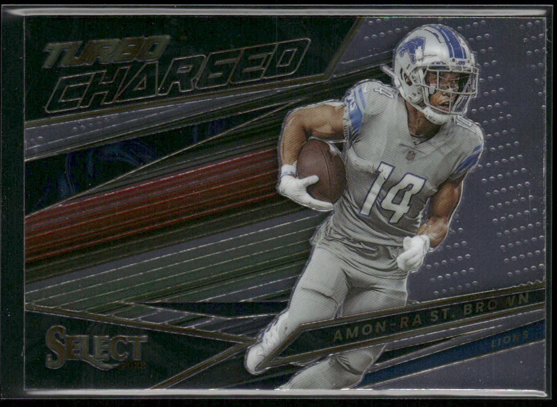 Amon-Ra St. Brown 2022 Panini Select Turbocharged #TUR-16 Detroit Lions