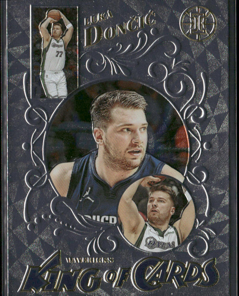 Luka Doncic 2021-22 Panini Illusions King of Cards #11 Dallas Mavericks