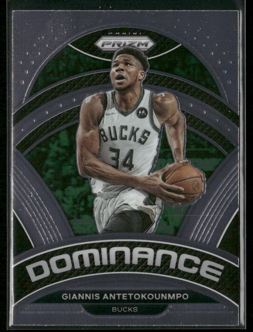 Giannis Antetokounmpo 2022-23 Panini Prizm Dominance #21 Milwaukee Bucks