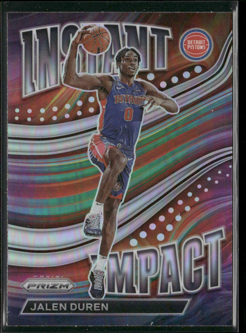 Jalen Duren 2022-23 Panini Prizm Instant Impact Prizms Silver #10 Pistons