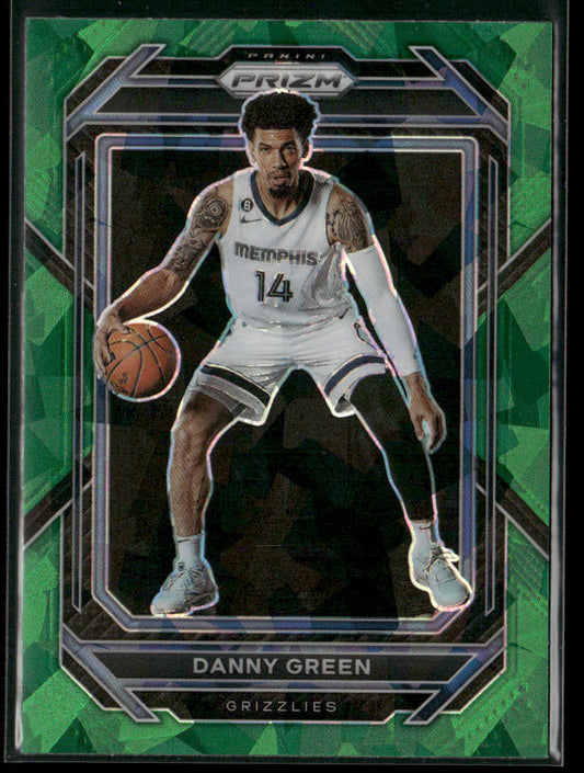 Danny Green 2022-23 Panini Prizm Prizms Green Ice #203 Memphis Grizzlies