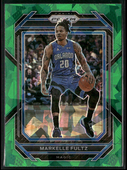 Markelle Fultz 2022-23 Panini Prizm Prizms Green Ice #174 Orlando Magic