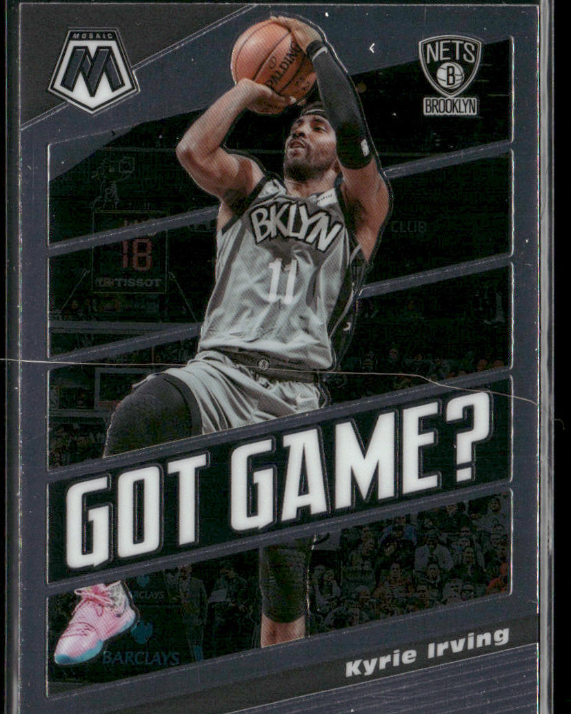 Kyrie Irving 2019-20 Panini Mosaic Got Game? #15 Brooklyn Nets
