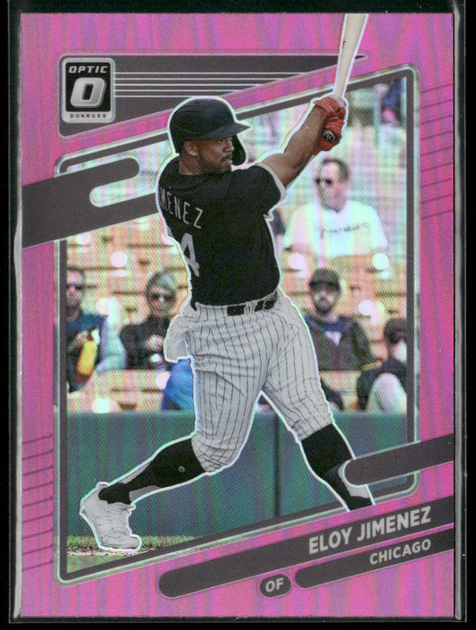 Eloy Jimenez 2021 Donruss Optic Pink #158 Chicago White Sox