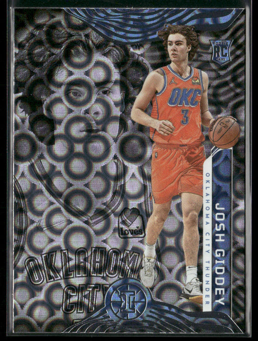 Josh Giddey 2021-22 Panini Illusions Asia #156 RC Oklahoma City Thunder