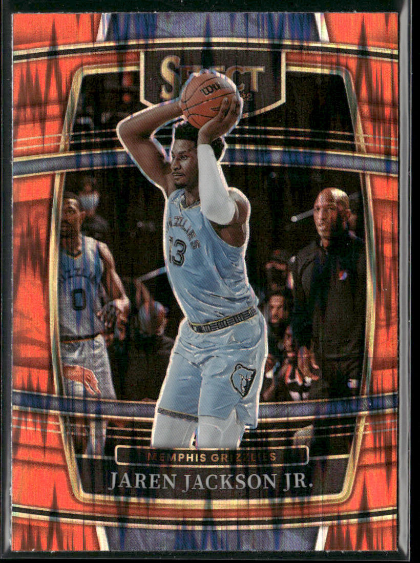 Jaren Jackson Jr. 2021-22 Panini Select Orange Flash Prizms #57 Grizzlies